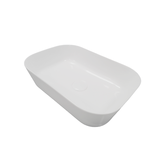 HATRIA Happy Hour Slim 18:00 lavabo da appoggio 55x38 cm