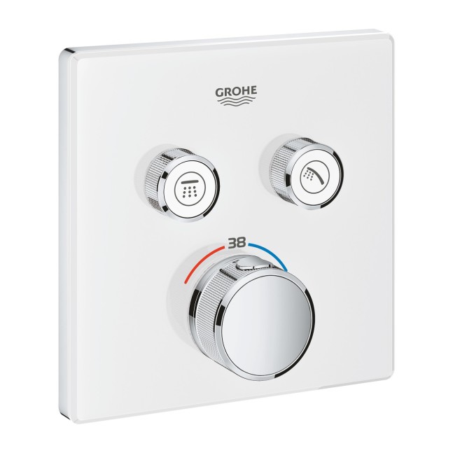 GROHE Grohtherm Smartcontrol miscelatore termostatico doccia a due vie Moon White