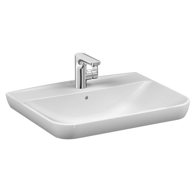 VITRA Sento lavabo doppio in ceramica 130 cm