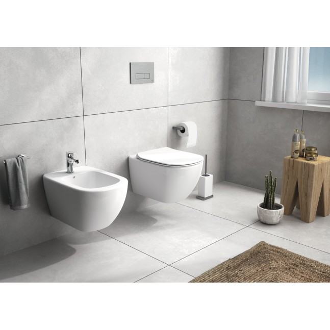 IDEAL STANDARD Tesi set bagno con vaso + bidet sospesi