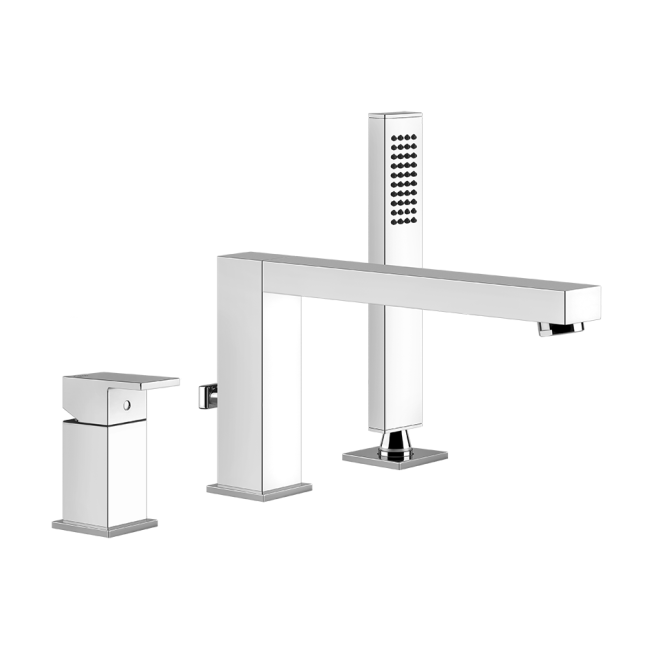 GESSI Rettangolo gruppo vasca completo