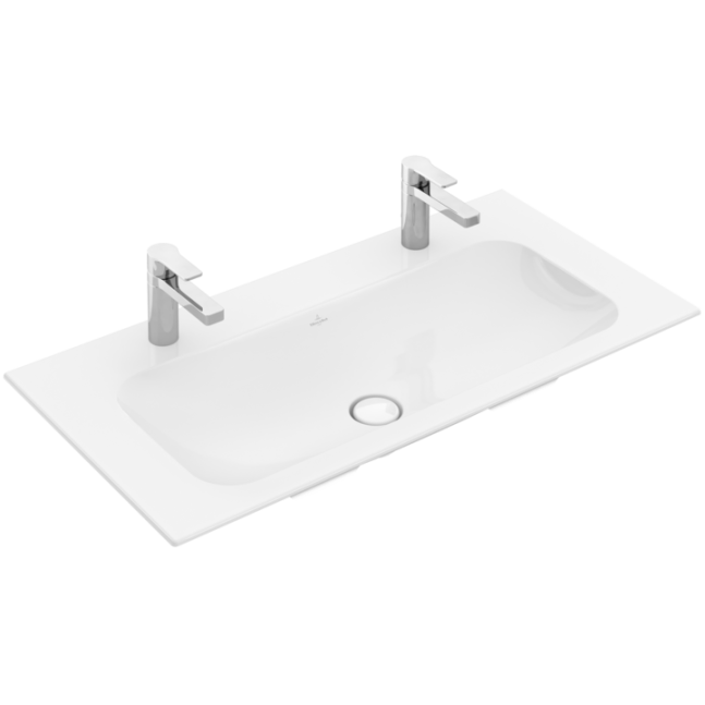 VILLEROY & BOCH Finion lavabo con doppio monoforo 100x 50 cm