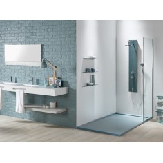 ACQUABELLA Duo Slate piatto doccia con griglia Akron