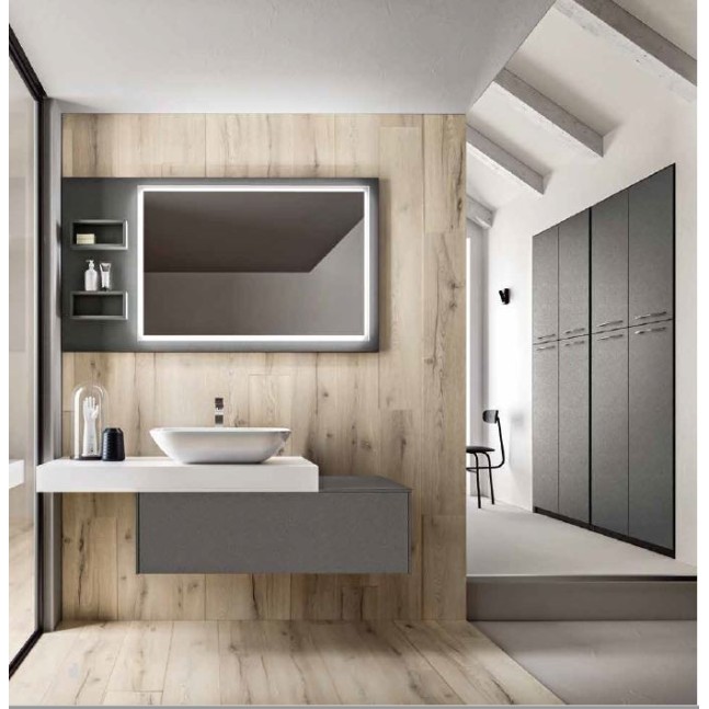 CERASA Cartabianca composizione moderna bagno