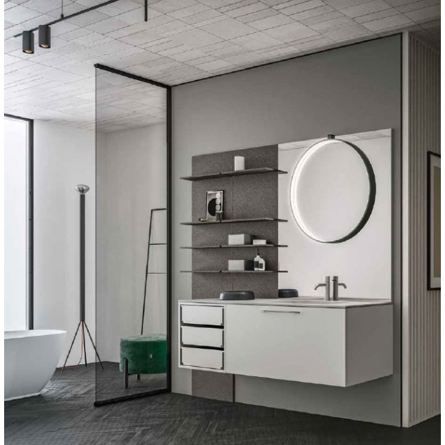 CERASA Cartabianca mobile bagno con boiserie