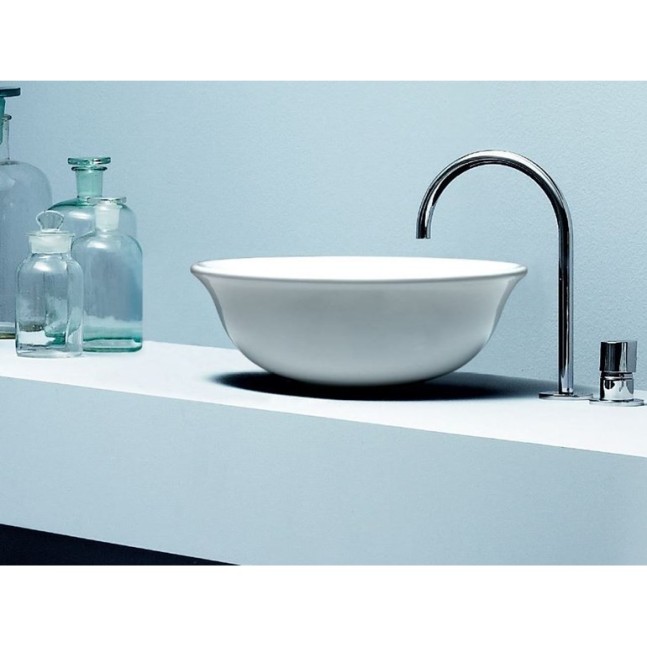 AZZURRA CERAMICA Charme lavabo a conchiglia da appoggio