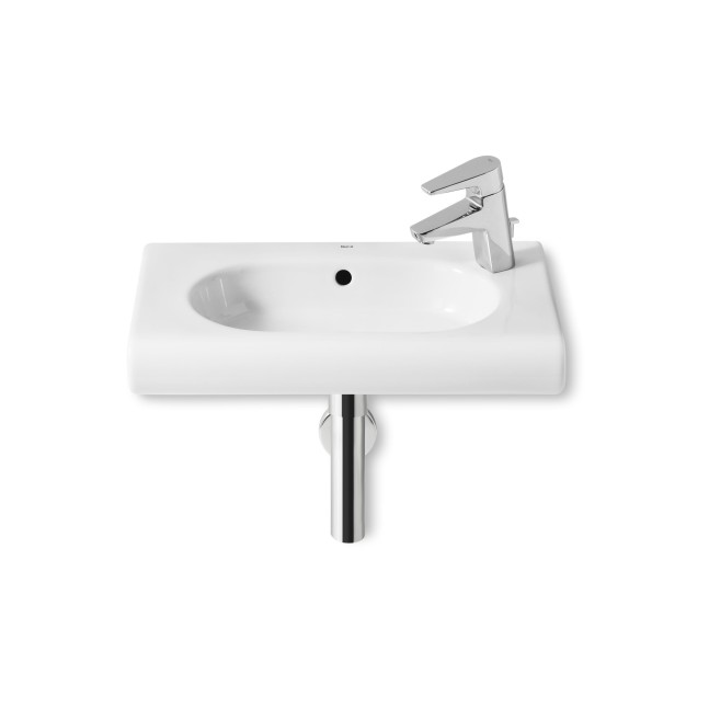 ROCA Meridian lavabo compatto 55x32 cm foro a destra