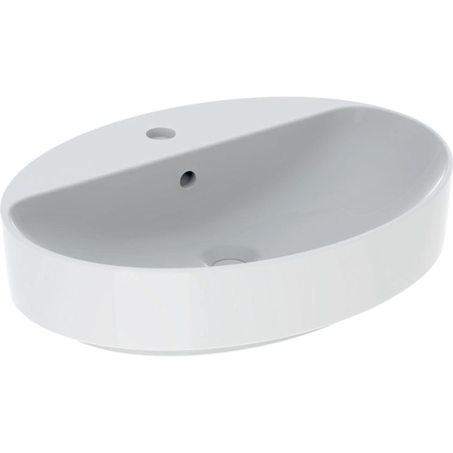 GEBERIT Variform lavabo da appoggio ovale monoforo