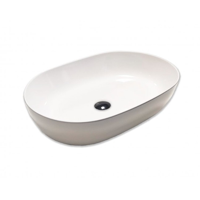 HATRIA Happy Hour Slim 12:00 lavabo da appoggio 57x38 cm