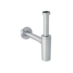 GEBERIT Sifone per lavabo cromato tondo