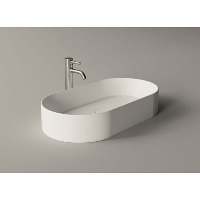 ALICE Spy Oval lavabo ovale ad appoggio 65x35 cm