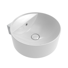 FLAMINIA Twin lavabo sospeso tondo