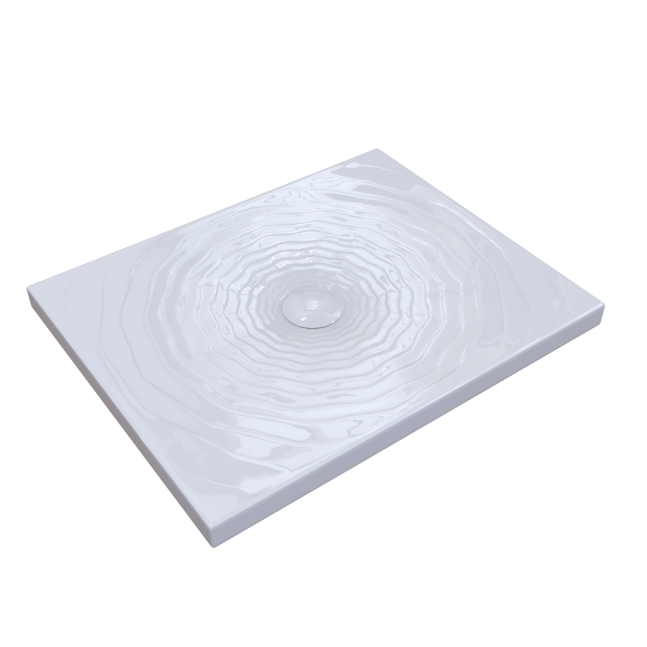 FLAMINIA Water Drop piatto doccia 90x72 cm