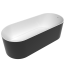 FLAMINIA Oval vasca da bagno bicolore
