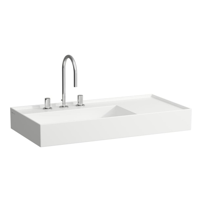 LAUFEN Kartell lavabo sospeso con piano a destra 90x46 cm