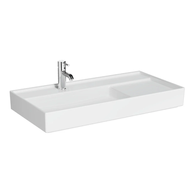 VITRA Archiplan lavabo con ripiano a destra