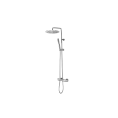 BOSSINI Tetis colonna doccia termostatica design tondo