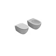 CERAMICA GLOBO 4All Wc + Bidet sospesi con copriwater SoftClose
