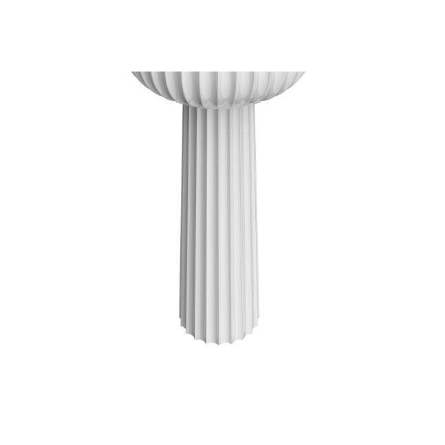 FLAMINIA Settecento colonna per lavabo Bianco lucido