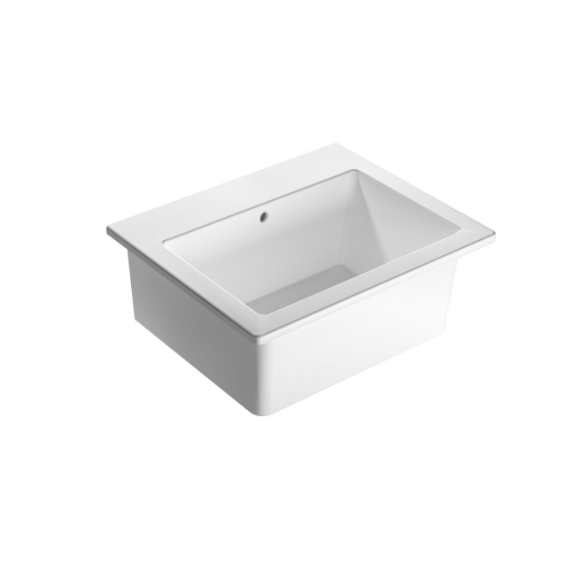GLOBO Forty3 lavabo con vasca alta e strizzatoio