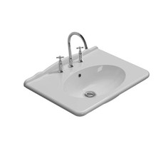 CERAMICA GLOBO Paestum lavabo sospeso o per struttura