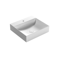 CERAMICA GLOBO T-Edge lavabo monoforo sospeso o da appoggio