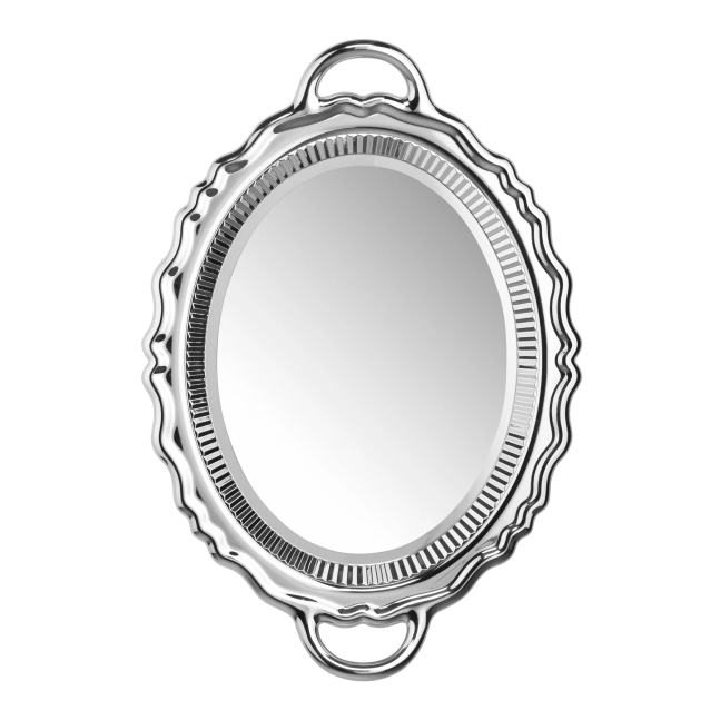 QEEBOO Plateau Miroir specchio Black