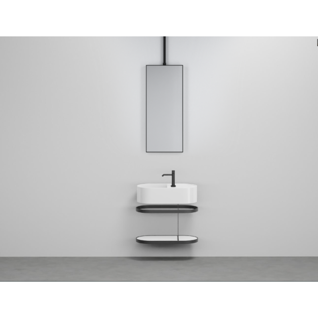 CERAMICA CIELO Les Petites struttura con lavabo ovale 60 cm