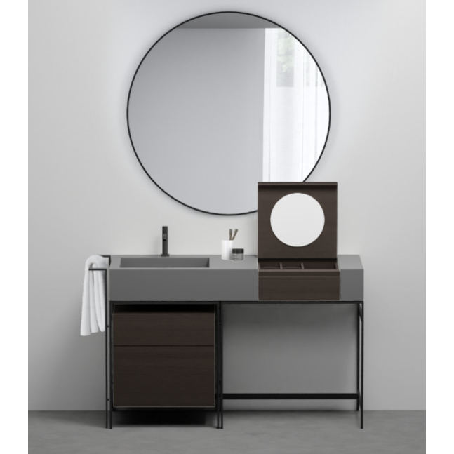 CERAMICA CIELO Narciso Vanity mobile con contenitore make up