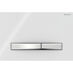 GEBERIT Sigma 50 placca di comando Bianco/Cromato