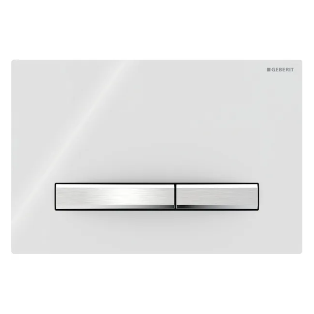 GEBERIT Sigma 50 placca di comando Bianco/Cromato