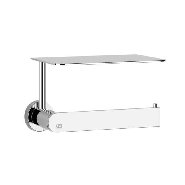 GESSI Emporio porta rotolo con coperchio CROMO