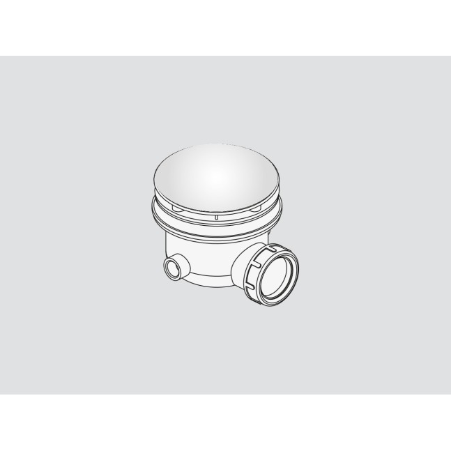 CERAMICA CIELO piletta sifonata con coperchio in ceramica BIANCO LUCIDO