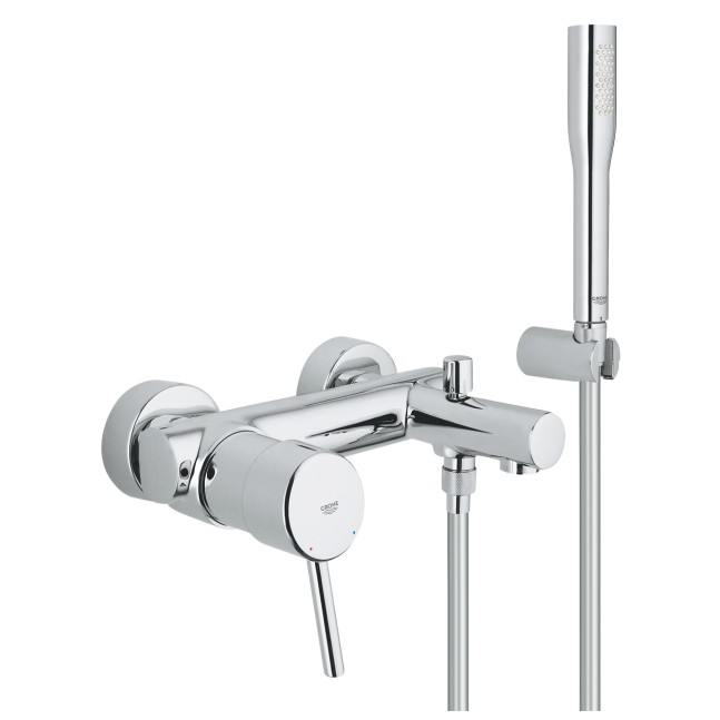 GROHE Concetto miscelatore per vasca con doccia e accessori