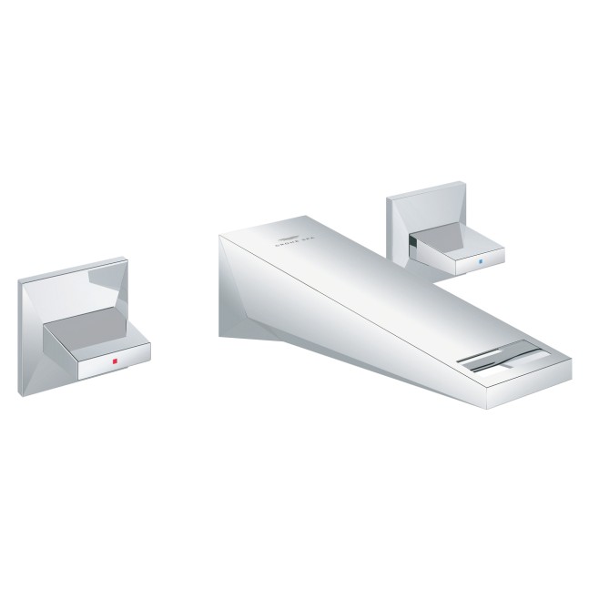 GROHE Allure Brilliant miscelatore lavabo a tre fori per parete
