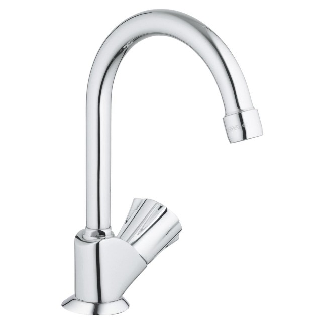 GROHE Adria rubinetto a colonna con bocca a C per lavabo