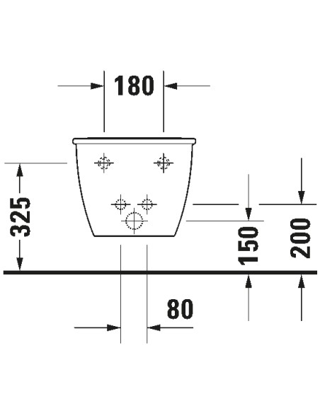 DURAVIT Darling New bidet sospeso