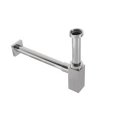 CERAMICA GLOBO sifone d'arredo quadrato per lavabo