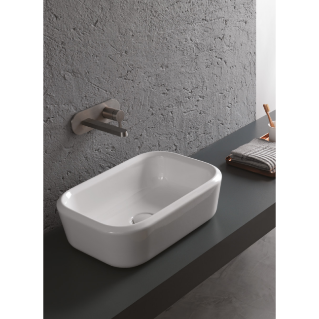 HATRIA Pencil lavabo da appoggio rettangolare