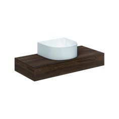 SCARABEO Skinny lavabo da appoggio a semiluna