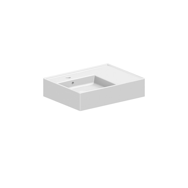 SCARABEO Teorema 2.0 lavabo asimmetrico 60x44 destra