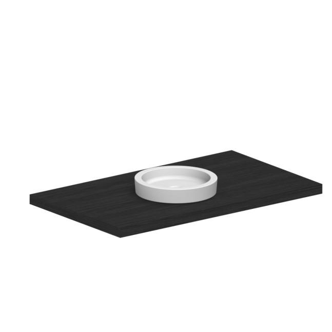 SCARABEO Bucket lavabo da appoggio basso 35 cm
