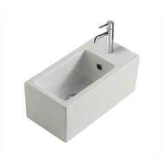 GALASSIA Plus design lavabo con rubinetteria a lato