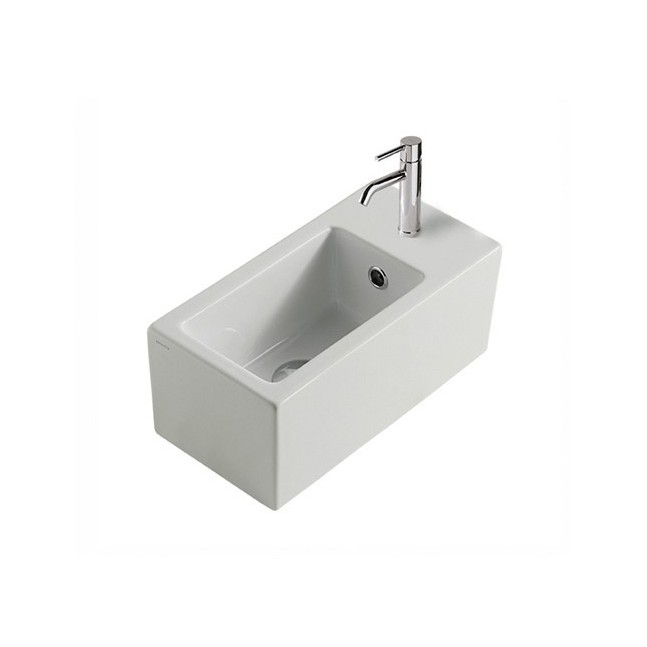 GALASSIA Plus design lavabo con rubinetteria a lato