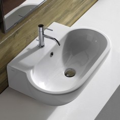 CERAMICA GLOBO Bowl+ lavabo da appoggio o sospeso