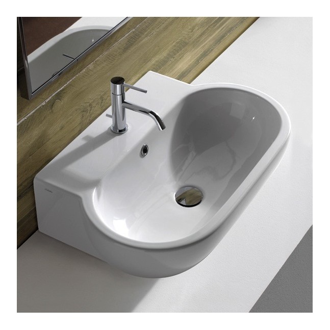 CERAMICA GLOBO Bowl+ lavabo da appoggio o sospeso