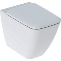 GEBERIT Icon Square wc a terra Rimfree con copriwater