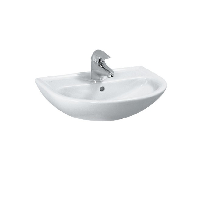 LAUFEN Pro B lavabo sospeso mezzaluna