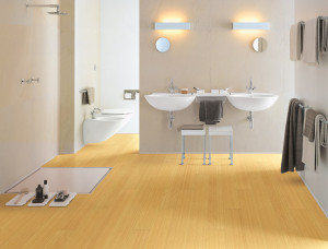 La scelta del bagno con parquet