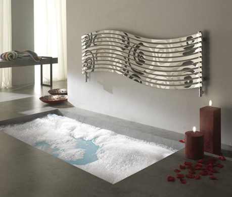 Termoarredo design per il bagno